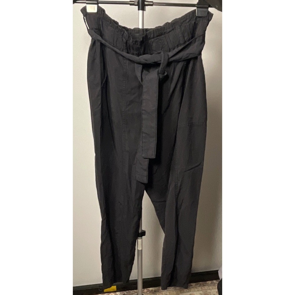 Social Standard by Sanctuary Black Tencel Bloomer Pants Elastic Waist Tie